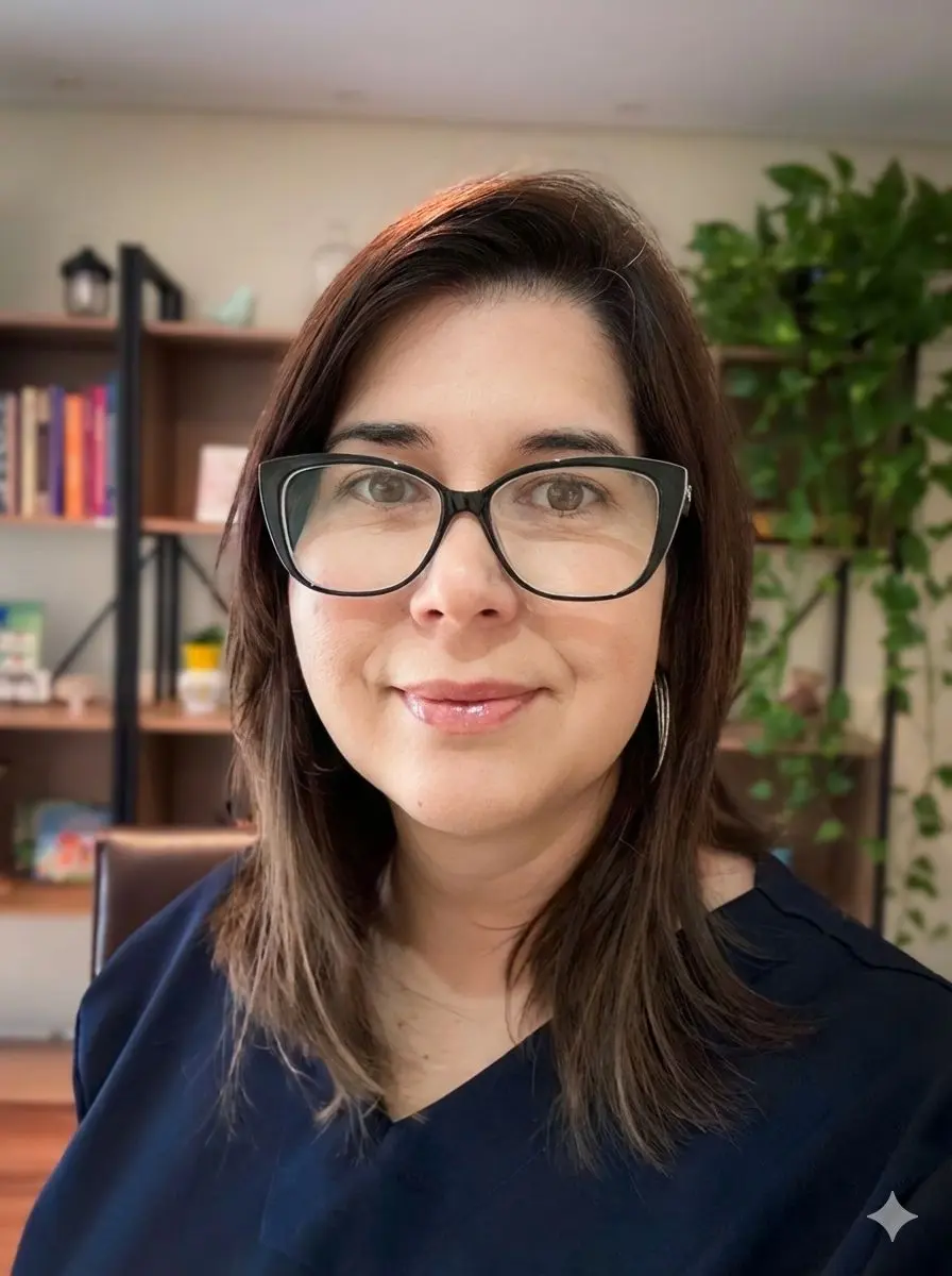 Psicóloga Tathyana, especialista em desenvolvimento infantil
